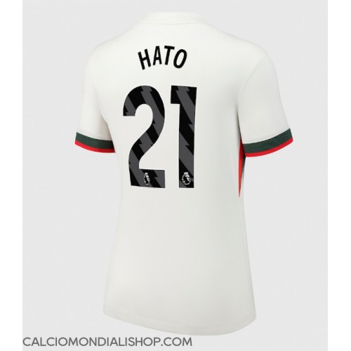 Maglie da calcio Chelsea Jorrel Hato #21 Seconda Maglia Femminile 2025-26 Manica Corta